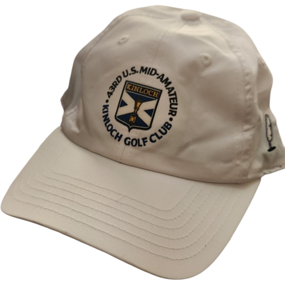 American Needle Kinloch Golf Club 43rd US Mid-Amateur White Snapback Hat Cap